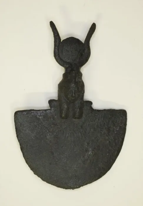 Framed Print : Amulet of an Aegis with the Head of Hathor, Egypt, Third Intermediate Period-Late Period Framed Print : Amulet of an Aegis with the Head of Hathor, Egypt, Third Intermediate Period-Late Period