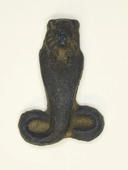Framed Print : Amulet of a Cobra with Lioness Head, Egypt, Ptolemaic Period-Roman Period ( Framed Print : Amulet of a Cobra with Lioness Head, Egypt, Ptolemaic Period-Roman Period (