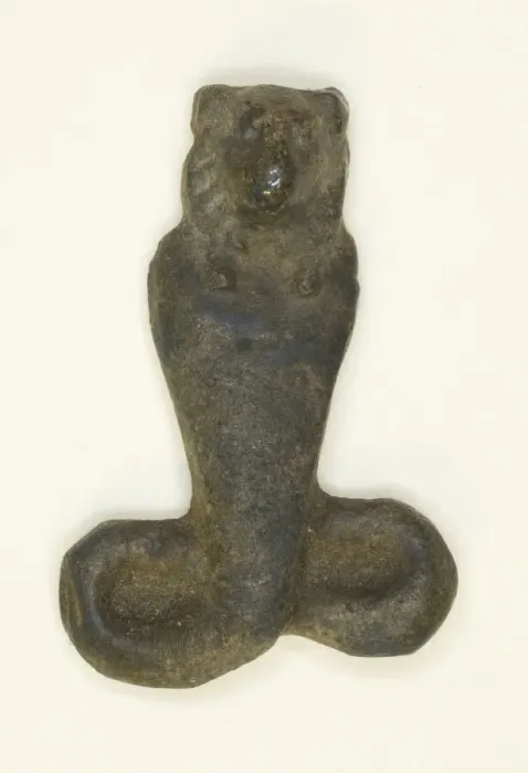 Framed Print : Amulet of a Cobra with Lioness Head, Egypt, Ptolemaic Period-Roman Period ( Framed Print : Amulet of a Cobra with Lioness Head, Egypt, Ptolemaic Period-Roman Period (