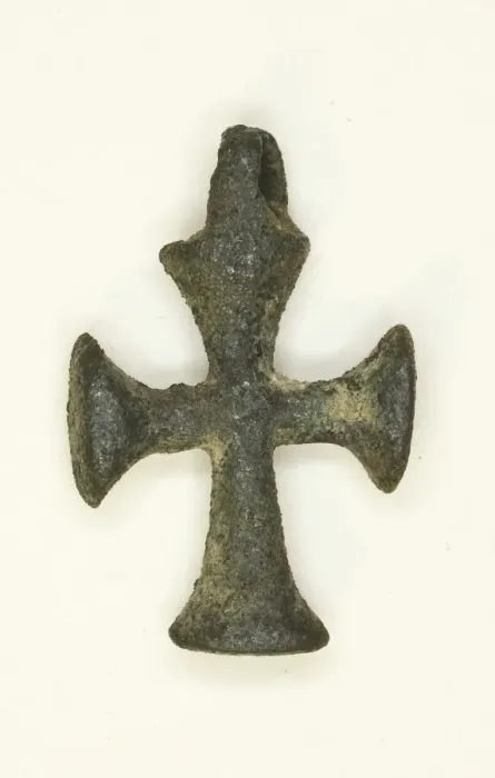 Framed Print : Amulet of a Cross, Byzantine Period (4th-6th century). Creator: Unknown Framed Print : Amulet of a Cross, Byzantine Period (4th-6th century). Creator: Unknown