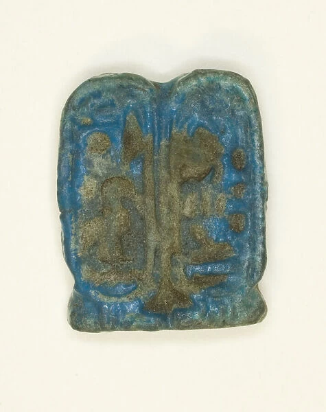 Amulet: Double Cartouche of King Akhenaton, Egypt, New Kingdom, Dynasty 18