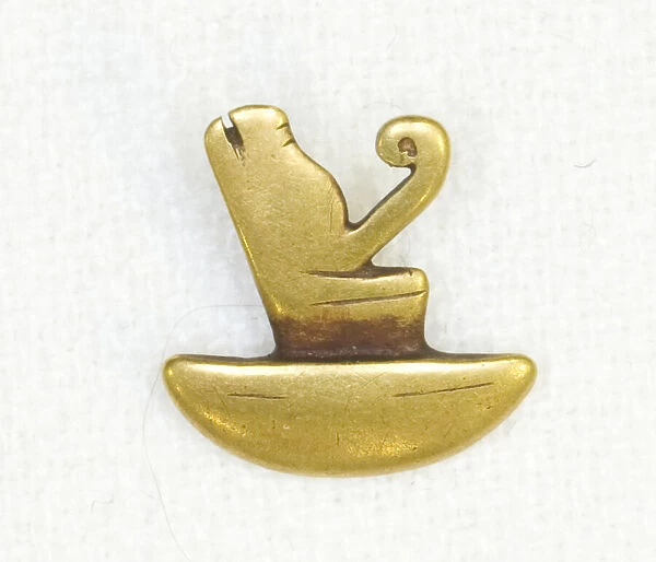 Amulet of the Double Crown, Egypt, Ptolemaic Period (332-30 BCE). Creator: Unknown