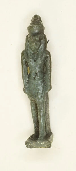 Amulet of the God Horus (?) with Double Crown, Egypt, Late Period