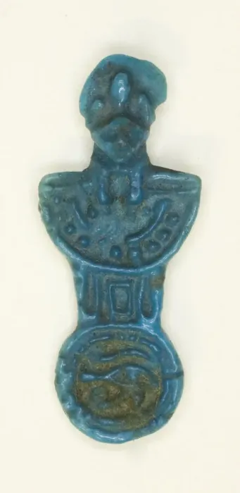 Framed Print : Amulet of a Menat Counterpoise with Lion-headed Goddess, Egypt Framed Print : Amulet of a Menat Counterpoise with Lion-headed Goddess, Egypt