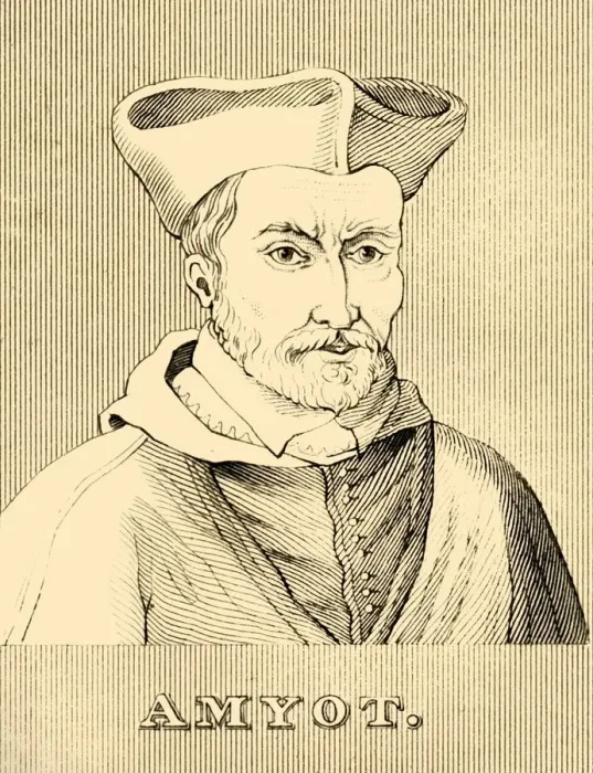 Framed Print : Amyot, (1513-1593), 1830. Creator: Unknown Framed Print : Amyot, (1513-1593), 1830. Creator: Unknown