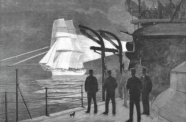 'An Autumn Cruise with the Channel Squadron; The 'Phantom Ship ' -- A Sailing Vessel 'Running the E Creator: Unknown. 'An Autumn Cruise with the Channel Squadron; The 'Phantom Ship ' -- A Sailing Vessel 'Running the E Creator
