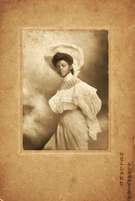 Framed Print : [An unidentified friend of Emily Smith Mallard that she met at Talladega College], c1900. Creator: Unknown