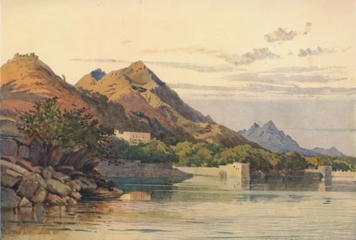 Framed Print : The Ana Sagar, Ajmere, c1880 (1905). Artist: Alexander Henry Hallam Murray Framed Print : The Ana Sagar, Ajmere, c1880 (1905). Artist: Alexander Henry Hallam Murray