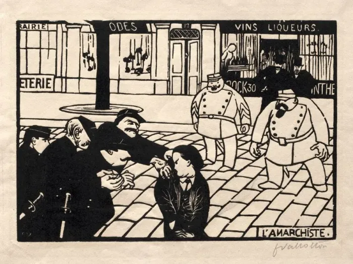 Framed Print : The Anarchist. Creator: Felix Vallotton (French, 1865-1925) Framed Print : The Anarchist. Creator: Felix Vallotton (French, 1865-1925)