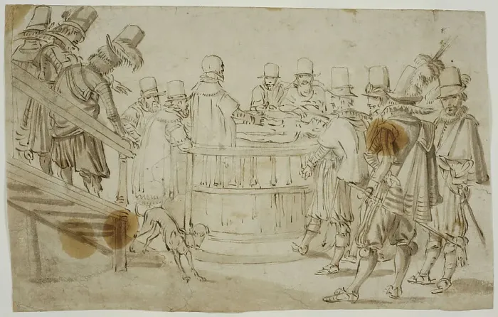 Framed Print : Anatomy lesson. Creator: Willem Pietersz. Buytewech Framed Print : Anatomy lesson. Creator: Willem Pietersz. Buytewech