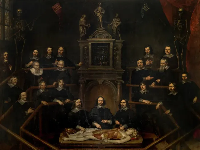 Framed Print : The Anatomy Lesson of Doctor Joannes van Buyten in the Surgeon's Room in Antwerp, 1660. Creator: Frans Denys Framed Print : The Anatomy Lesson of Doctor Joannes van Buyten in the Surgeon's Room in Antwerp, 1660. Creator: Frans Denys