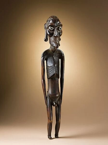 Ancestor Figure (moai kavakava) (image 1 of 3), c.1830. Creator: Unknown