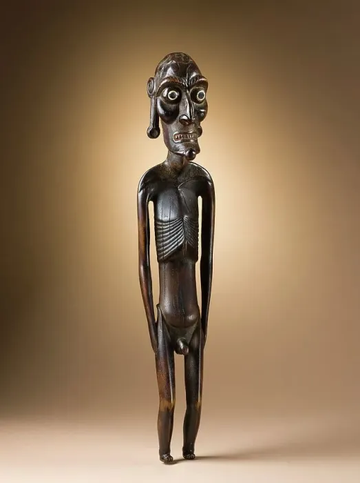 Framed Print : Ancestor Figure (moai kavakava) (image 1 of 3), c.1830. Creator: Unknown Framed Print : Ancestor Figure (moai kavakava) (image 1 of 3), c.1830. Creator: Unknown
