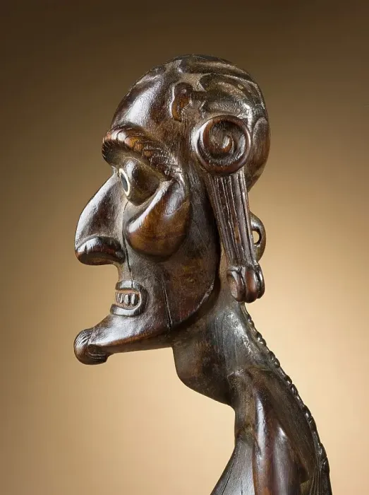 Framed Print : Ancestor Figure (moai kavakava) (image 2 of 3), c.1830. Creator: Unknown Framed Print : Ancestor Figure (moai kavakava) (image 2 of 3), c.1830. Creator: Unknown