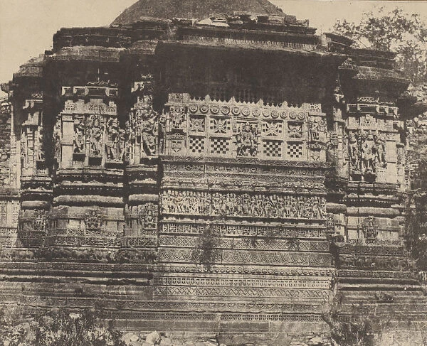Ancien Temple Hindou. A Tchittour entre Agra et Bombay. 1851