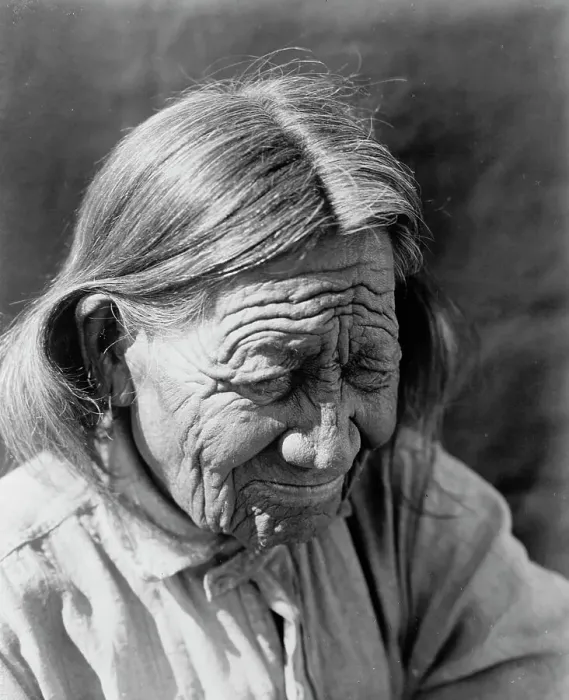 Framed Print : The ancient Arapaho, c1910. Creator: Edward Sheriff Curtis Framed Print : The ancient Arapaho, c1910. Creator: Edward Sheriff Curtis