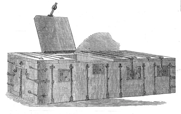 Framed Print : Ancient cist, found in Westminster Abbey, 1860. Creator: Unknown. Ancient cist, found in Westminster Abbey, 1860. Creator: Unknown Framed Print : Ancient cist, found in Westminster Abbey, 1860. Creator: Unknown. Ancient cist, found in Westminster Abbey, 1860. Creator: Unknown