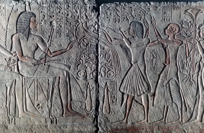 Framed Print : Ancient Egyptian relief, c1300 BC Framed Print : Ancient Egyptian relief, c1300 BC