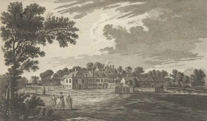 Framed Print : The Ancient Episcopal Palace of Bromley, belonging to the See of Rochester, 1777-1790. Creator: John Bayly Framed Print : The Ancient Episcopal Palace of Bromley, belonging to the See of Rochester, 1777-1790. Creator: John Bayly
