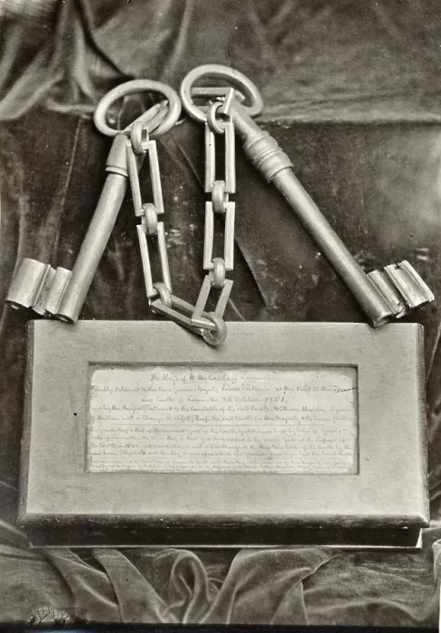 Framed Print : The ancient keys of Lancaster Castle, Lancashire, 1851. Creator: Unknown Framed Print : The ancient keys of Lancaster Castle, Lancashire, 1851. Creator: Unknown