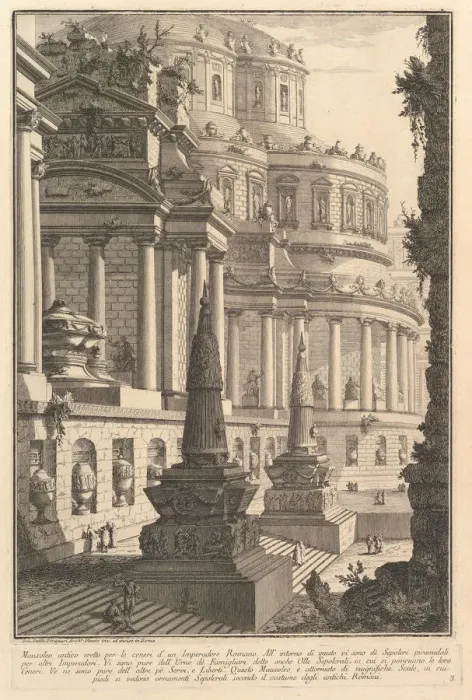 Framed Print : Ancient mausoleum erected for the ashes of a Roman Emperor (Mausoleo antico eretto per Framed Print : Ancient mausoleum erected for the ashes of a Roman Emperor (Mausoleo antico eretto per