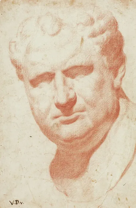 Framed Print : Ancient Portrait Bust of Vespasian, n.d. Creator: Vincenzo Dandini Framed Print : Ancient Portrait Bust of Vespasian, n.d. Creator: Vincenzo Dandini