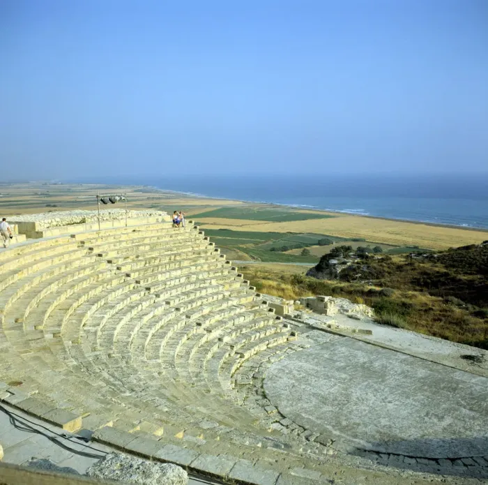 Framed Print : Ancient Roman theatre, Curium, Limassol, Cyprus