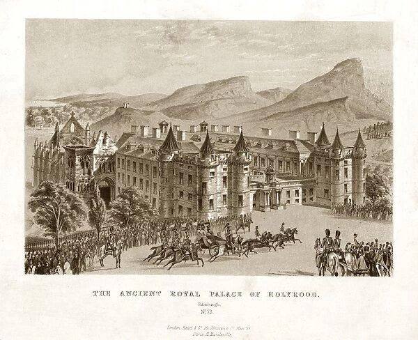 The Ancient Royal Palace of Holyrood. Edinburgh, mid 19th century