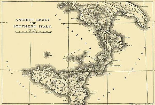 Ancient Sicily and Southern Italy, 1890. Creator: Unknown