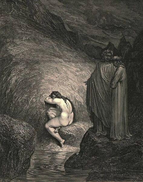 That is the ancient soul of wretched Myrrha, c1890. Creator: Gustave Doré