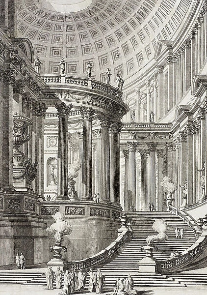 Ancient Temple, c1743. Creator: Giovanni Battista Piranesi