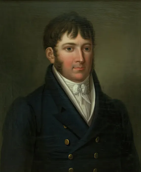 Framed Print : Anders Garberg, 1808. Creator: Per Krafft the Younger Framed Print : Anders Garberg, 1808. Creator: Per Krafft the Younger