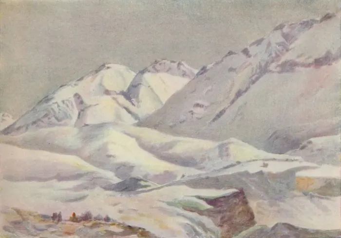 Framed Print : The Andes, 1916. Artist: E. W Christmas Framed Print : The Andes, 1916. Artist: E. W Christmas