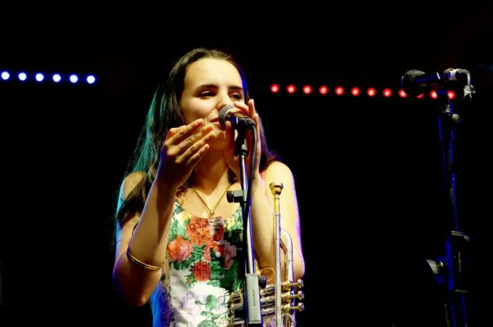Framed Print : Andrea Motis, Love Supreme Jazz Festival, Glynde Place, East Sussex, 2015. Artist: Brian O Connor Framed Print : Andrea Motis, Love Supreme Jazz Festival, Glynde Place, East Sussex, 2015. Artist: Brian O Connor