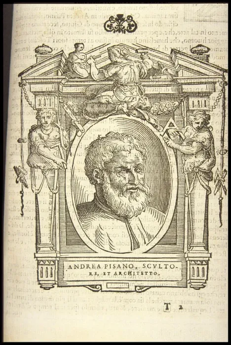 Framed Print : Andrea Pisano, ca 1568 Framed Print : Andrea Pisano, ca 1568