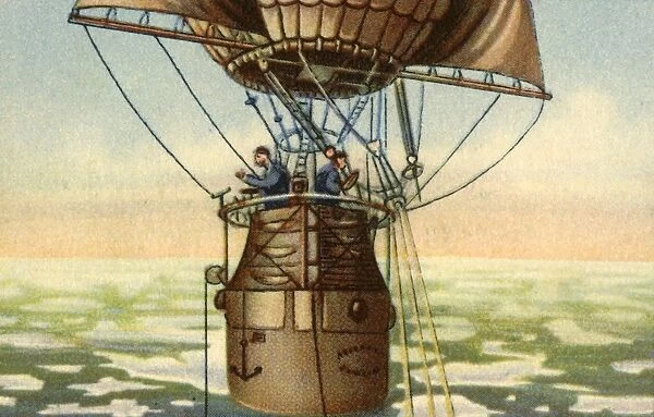 Andrees Arctic balloon expedition, 1897, (1932). Creator: Unknown