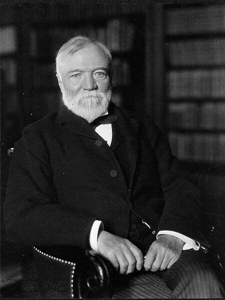 Andrew Carnegie, April 1905, c1905. Creator: Frances Benjamin Johnston