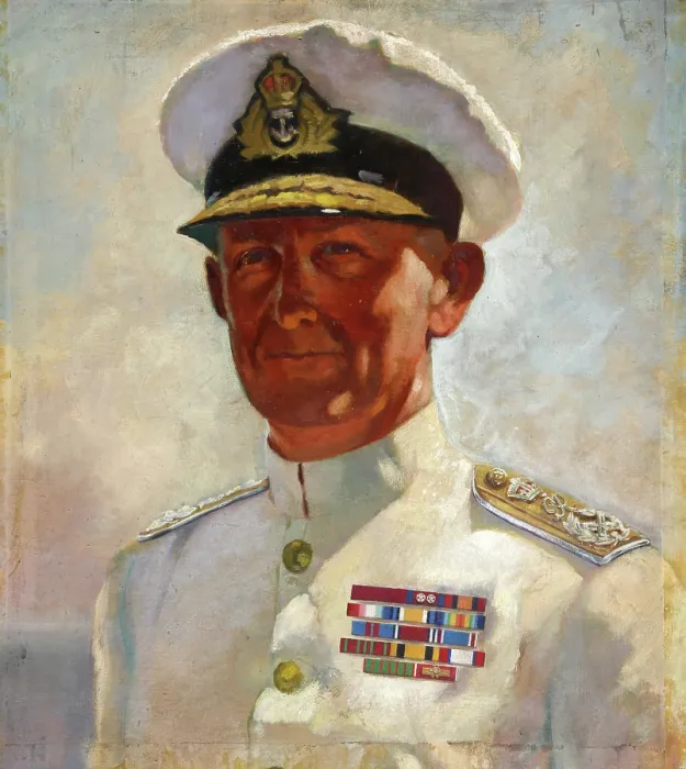 Framed Print : Andrew Cunningham, 1st Viscount Cunningham of Hyndhope, c1943. Creators: Central Office of Information, Unknown Framed Print : Andrew Cunningham, 1st Viscount Cunningham of Hyndhope, c1943. Creators: Central Office of Information, Unknown