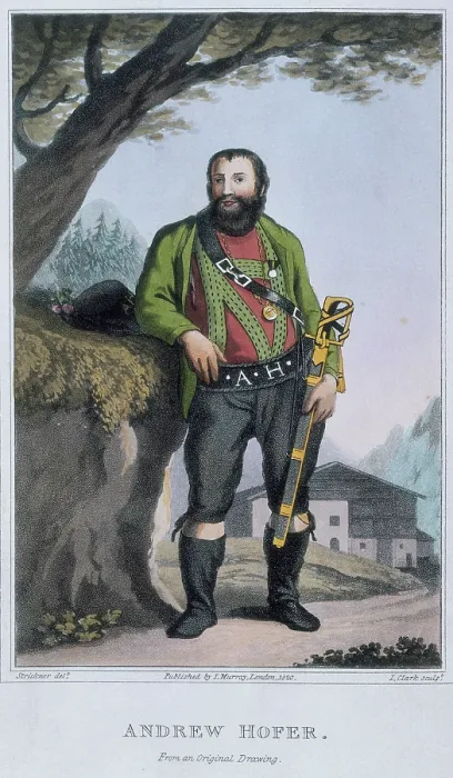 Framed Print : Andrew Hofer, 1820. Creator: L Clark Framed Print : Andrew Hofer, 1820. Creator: L Clark
