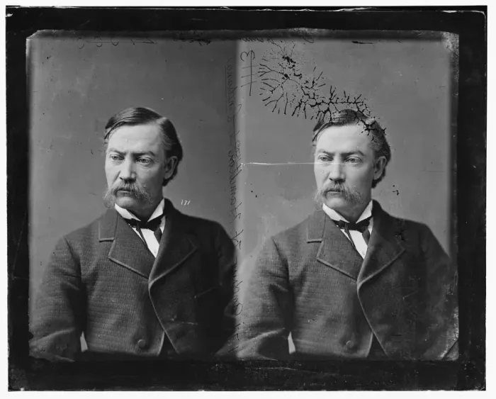 Framed Print : Andrew Holman Hamilton of Indiana, between 1865 and 1880. Creator: Unknown Framed Print : Andrew Holman Hamilton of Indiana, between 1865 and 1880. Creator: Unknown