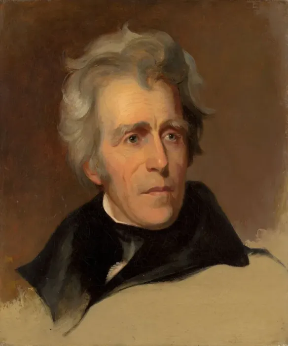Framed Print : Andrew Jackson, 1845. Creator: Thomas Sully Framed Print : Andrew Jackson, 1845. Creator: Thomas Sully