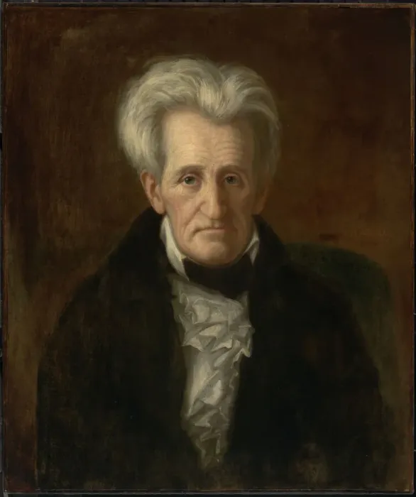 Framed Print : Andrew Jackson, 1861. Creator: George Peter Alexander Healy Framed Print : Andrew Jackson, 1861. Creator: George Peter Alexander Healy
