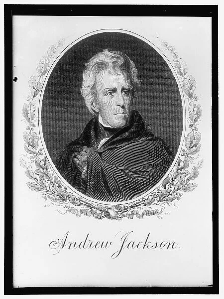 Andrew Jackson, between 1913 and 1917. Creator: Harris & Ewing. Andrew Jackson, between 1913 and 1917. Creator: Harris & Ewing