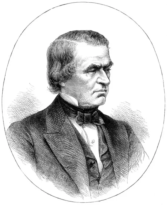 Framed Print : Andrew Johnson, 16th President of the United States, (c1880) Framed Print : Andrew Johnson, 16th President of the United States, (c1880)