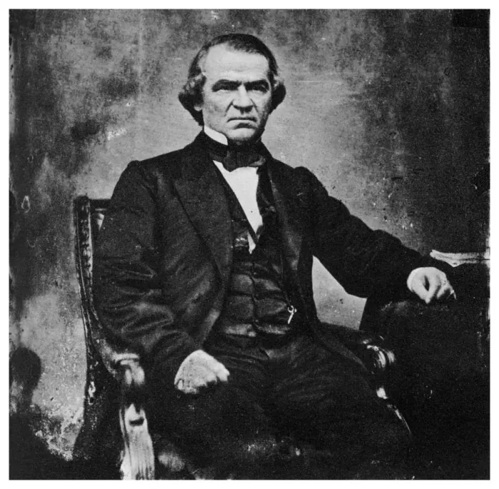 Framed Print : Andrew Johnson, 17th President of the United States, 1860s (1955) Framed Print : Andrew Johnson, 17th President of the United States, 1860s (1955)