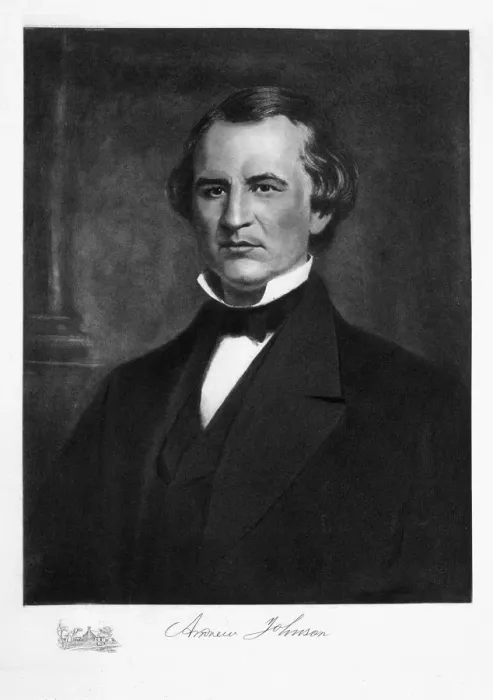 Framed Print : Andrew Johnson, 17th President of the United States of America, 19th century. Artist Framed Print : Andrew Johnson, 17th President of the United States of America, 19th century. Artist