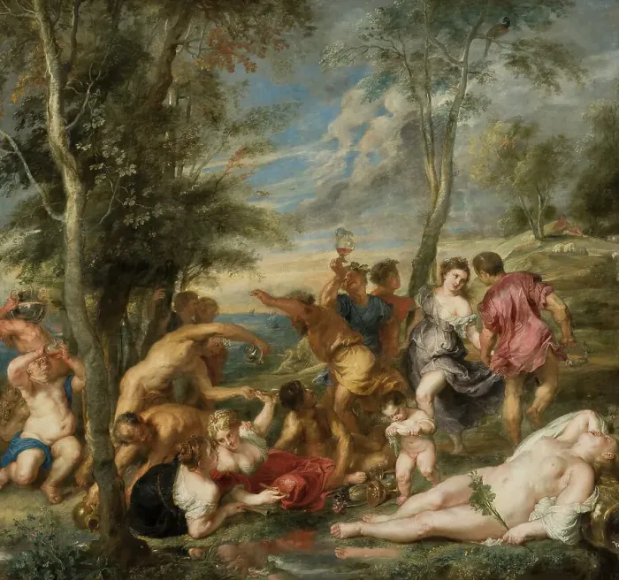Framed Print : The Andrians, 1639. Creator: Peter Paul Rubens Framed Print : The Andrians, 1639. Creator: Peter Paul Rubens