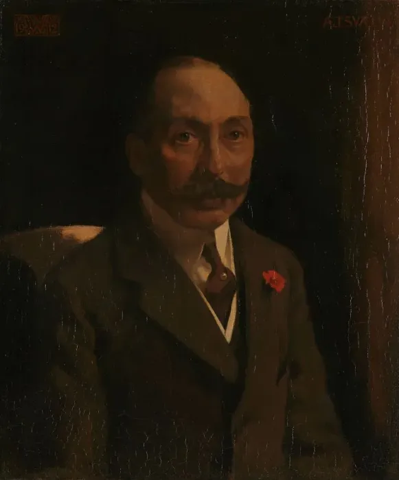 Framed Print : Andries van Wezel (1856-1921), 1912. Creator: Willem Witsen Framed Print : Andries van Wezel (1856-1921), 1912. Creator: Willem Witsen