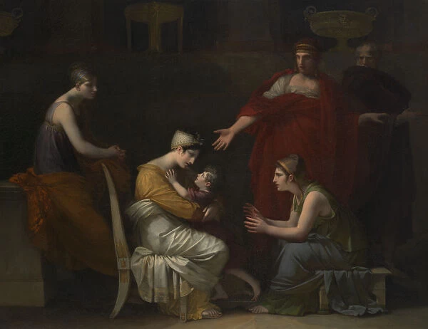 Andromache and Astyanax, ?1813-17; 1823-24?. Creator: Pierre-Paul Prud hon