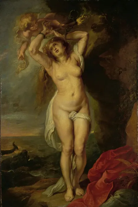 Framed Print : Andromeda, about 1640s. Creator: Workshop of Peter Paul Rubens Framed Print : Andromeda, about 1640s. Creator: Workshop of Peter Paul Rubens